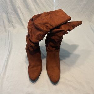 Rich Brown Knee high Boots